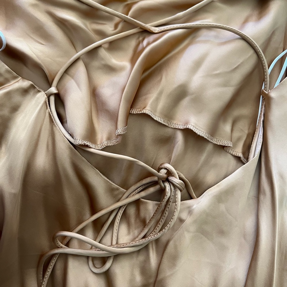 GOLD Diamante Wilfred by Aritzia Dress - Picture 4 of 4